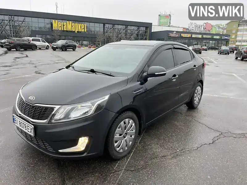 Седан Kia Rio 2013 1.6 л. Ручная / Механика обл. Киевская, Киев - Фото 1/21