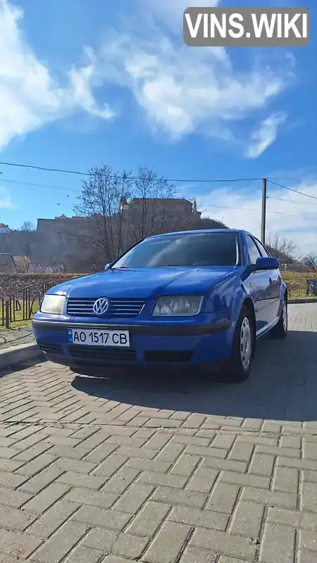 Седан Volkswagen Bora 1999 1.39 л. Ручна / Механіка обл. Закарпатська, Мукачево - Фото 1/8