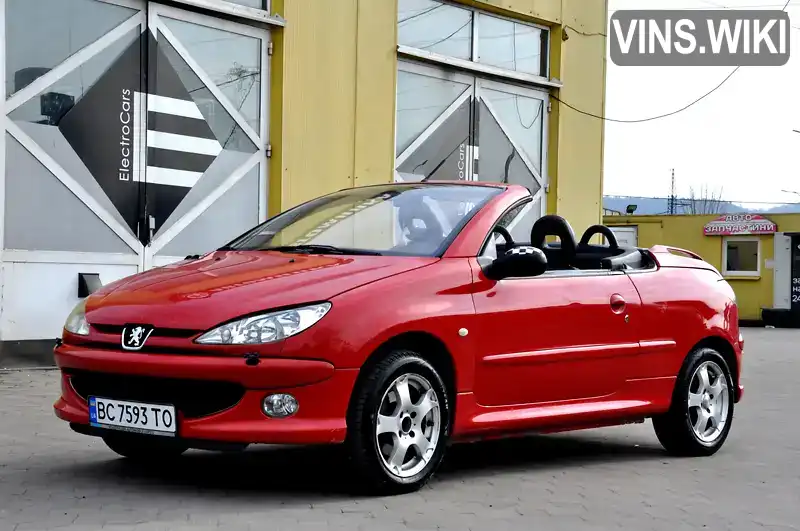 Кабріолет Peugeot 206 2004 1.59 л. Автомат обл. Львівська, Львів - Фото 1/21