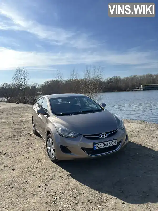 KMHDH41CADU810861 Hyundai Elantra 2013 Седан 1.6 л. Фото 9