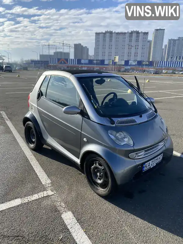 Кабріолет Smart Fortwo 2001 0.6 л. Робот обл. Київська, Київ - Фото 1/11