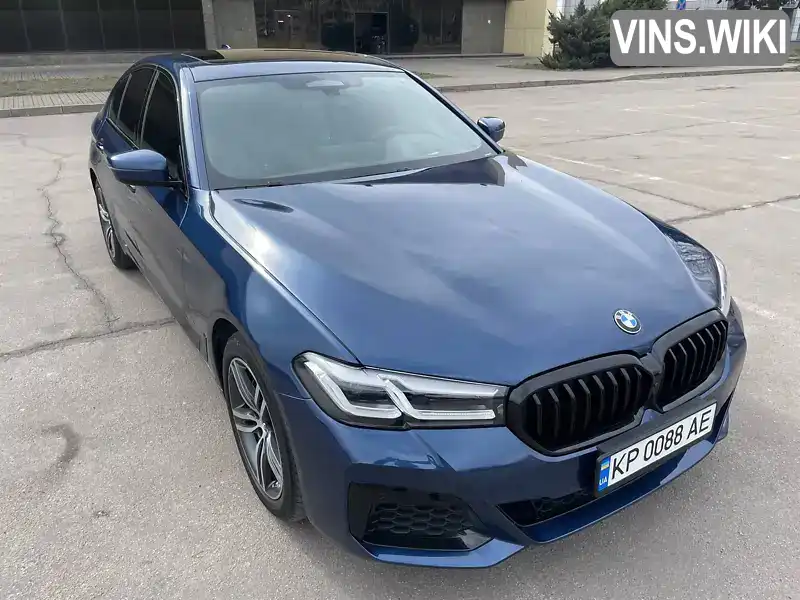 Седан BMW 5 Series 2021 3 л. Автомат обл. Запорізька, Запоріжжя - Фото 1/21