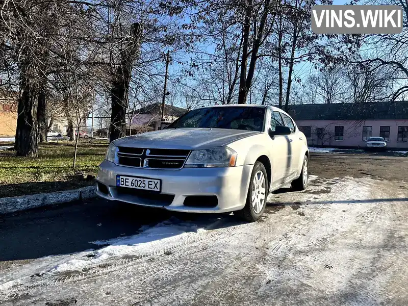 Седан Dodge Avenger 2012 2.4 л. Автомат обл. Миколаївська, Первомайськ - Фото 1/9