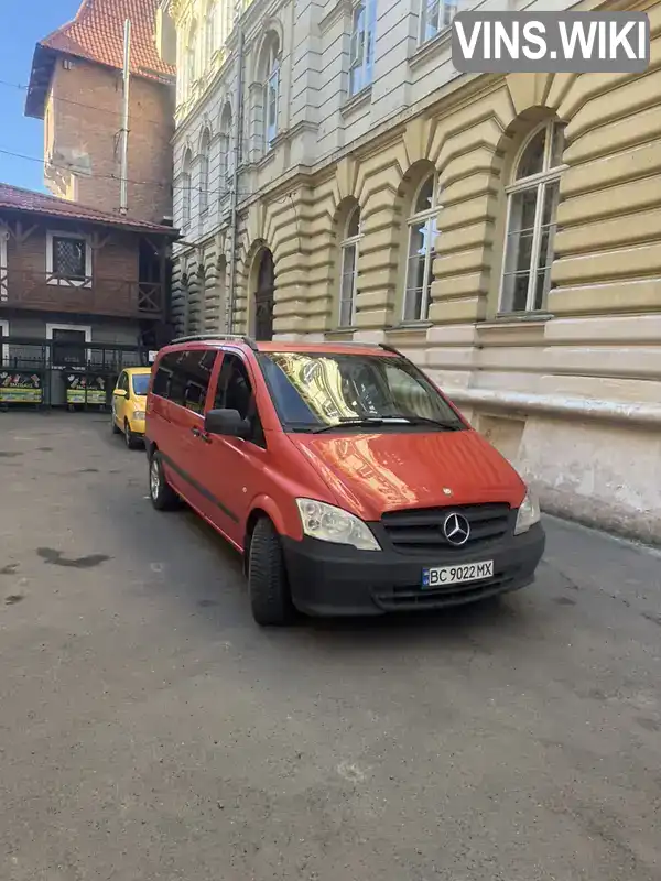 Мінівен Mercedes-Benz Vito 2010 2.2 л. Ручна / Механіка обл. Івано-Франківська, Долина - Фото 1/8