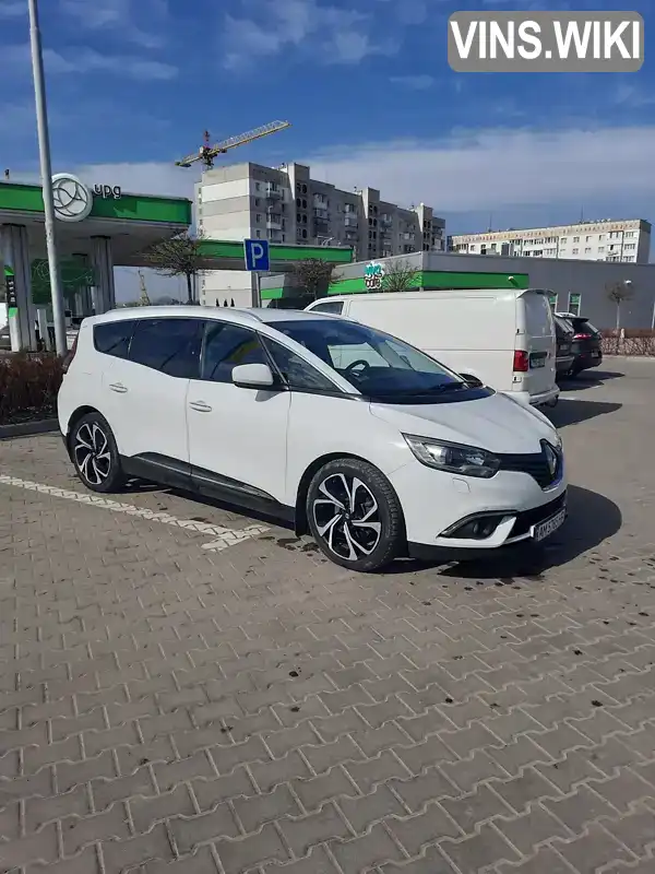 Минивэн Renault Grand Scenic 2017 1.46 л. Ручная / Механика обл. Житомирская, Житомир - Фото 1/21