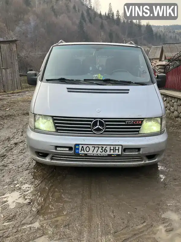 Мінівен Mercedes-Benz Vito 2000 2.15 л. Ручна / Механіка обл. Закарпатська, Богдан - Фото 1/11