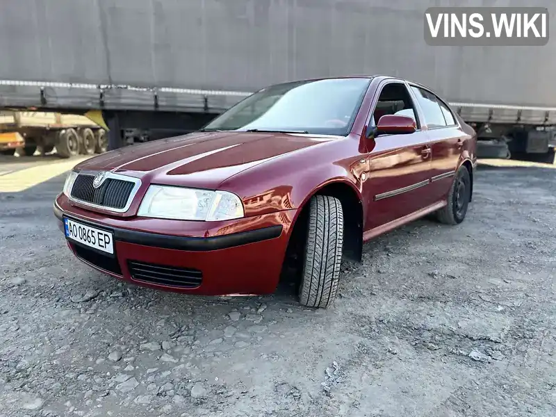 Ліфтбек Skoda Octavia 2002 1.6 л. Ручна / Механіка обл. Закарпатська, Міжгір'я - Фото 1/6