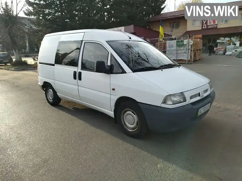 Мінівен Fiat Scudo 1999 1.87 л. Ручна / Механіка обл. Волинська, Луцьк - Фото 1/21