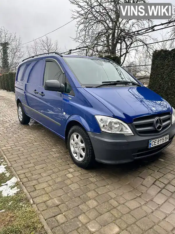 Мінівен Mercedes-Benz Vito 2011 2.2 л. Ручна / Механіка обл. Чернівецька, Іспас - Фото 1/13