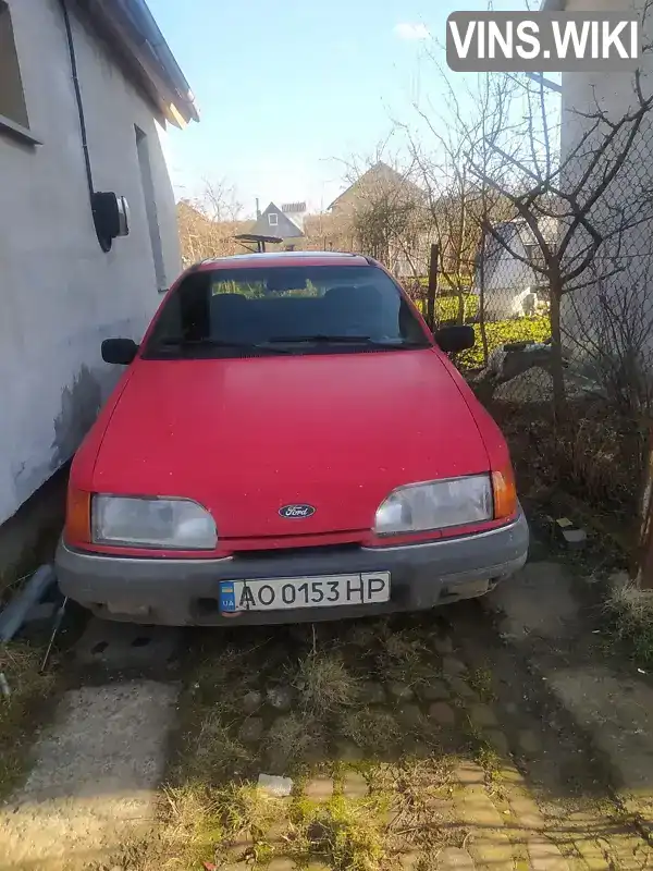 Седан Ford Sierra 1987 2 л. Ручная / Механика обл. Закарпатская, Берегово - Фото 1/7