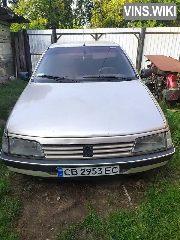 Седан Peugeot 405 1990 1.91 л. Ручна / Механіка обл. Чернігівська, Сновськ (Щорс) - Фото 1/8