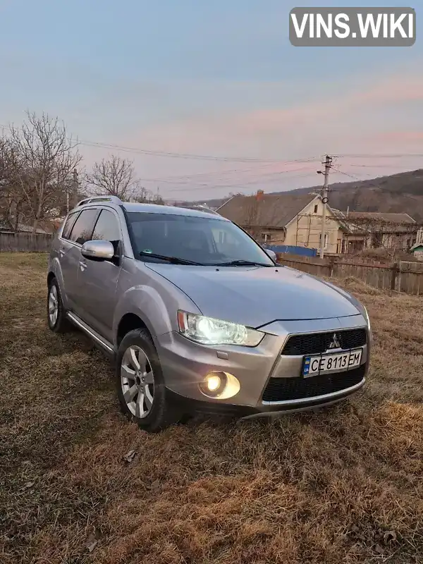 Внедорожник / Кроссовер Mitsubishi Outlander 2010 2.2 л. Автомат обл. Черновицкая, Черновцы - Фото 1/13