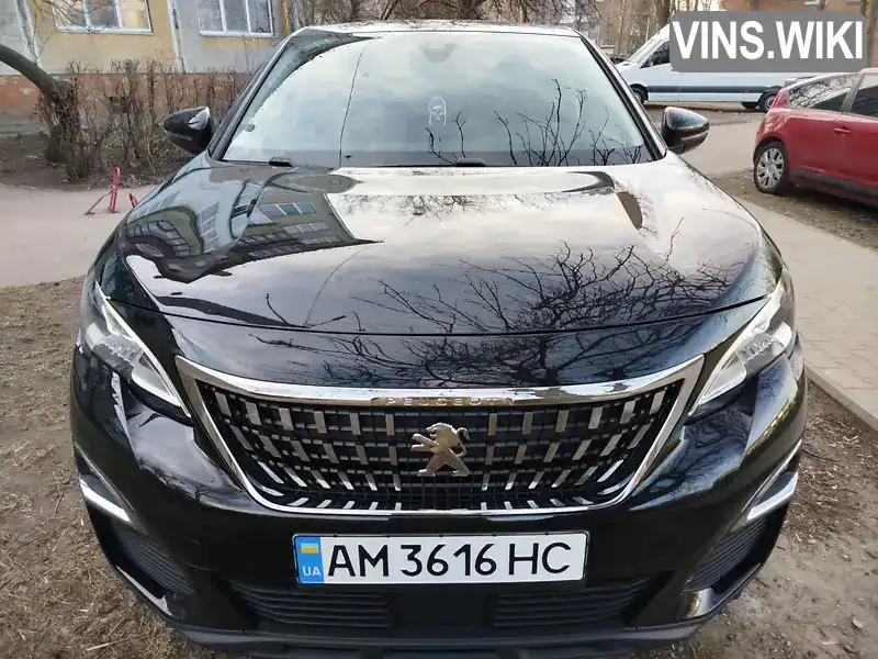 Позашляховик / Кросовер Peugeot 3008 2018 1.5 л. Ручна / Механіка обл. Житомирська, Житомир - Фото 1/15