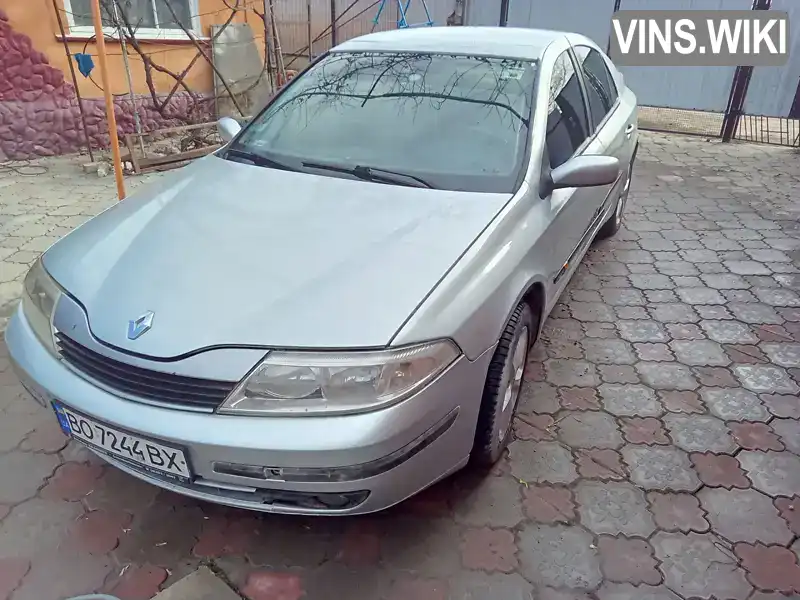 Лифтбек Renault Laguna 2002 1.87 л. Ручная / Механика обл. Хмельницкая, Чемеровцы - Фото 1/10