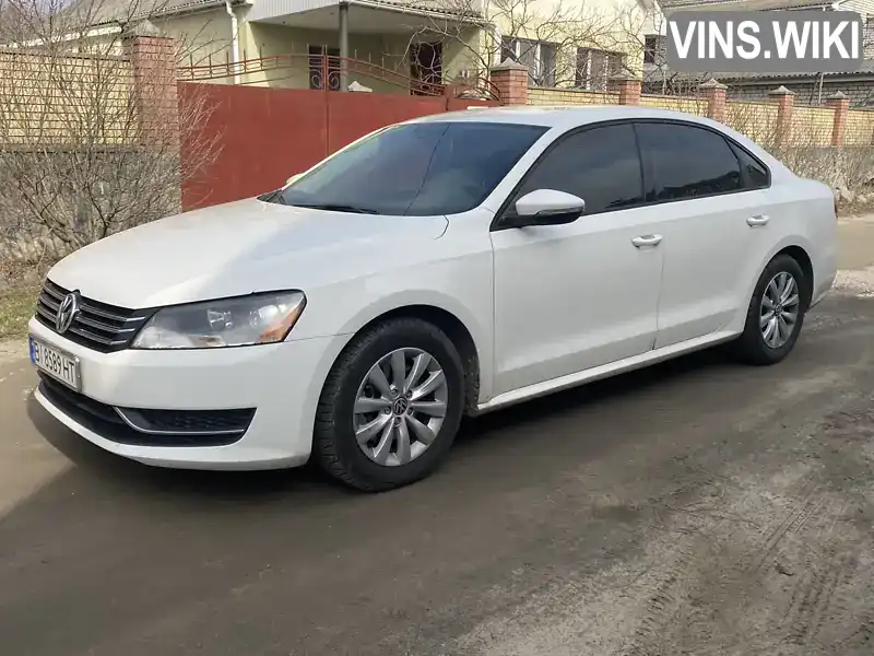 Седан Volkswagen Passat 2012 2.5 л. Автомат обл. Полтавська, Кременчук - Фото 1/11