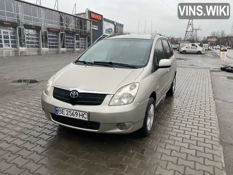 Минивэн Toyota Corolla Verso 2002 2 л. Ручная / Механика обл. Николаевская, Николаев - Фото 1/21