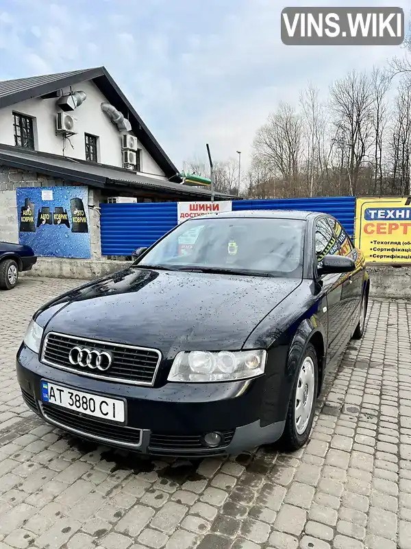 Седан Audi A4 2002 1.8 л. Ручна / Механіка обл. Івано-Франківська, Долина - Фото 1/21