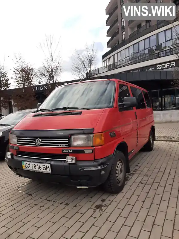 WV1ZZZ70ZWH055032 Volkswagen Transporter 1998 Мінівен 2.46 л. Фото 8