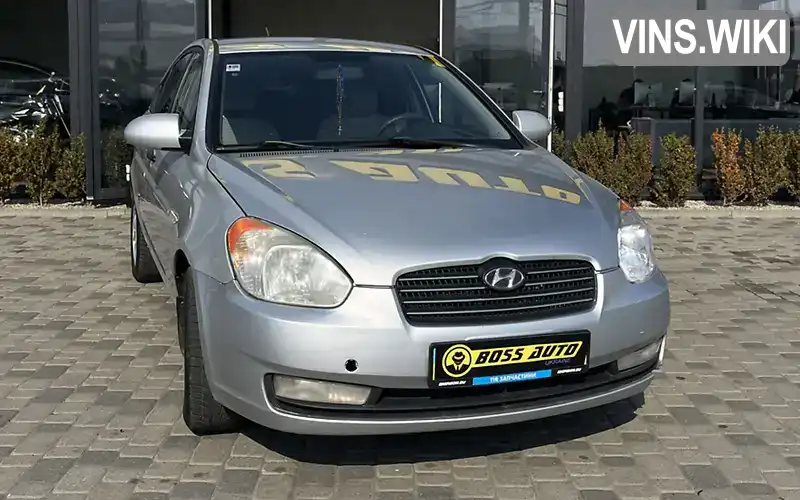 Седан Hyundai Accent 2008 1.49 л. Ручна / Механіка обл. Закарпатська, Мукачево - Фото 1/21