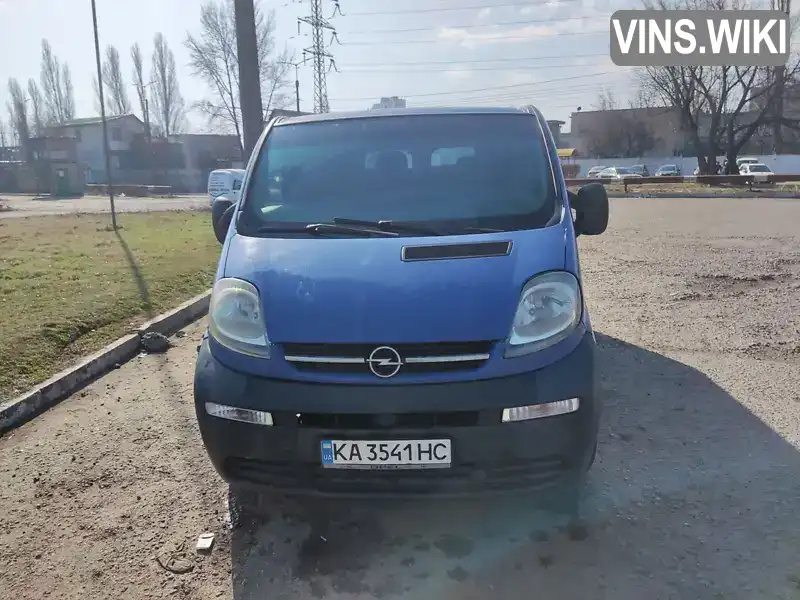 Мінівен Opel Vivaro 2003 1.9 л. Ручна / Механіка обл. Київська, Київ - Фото 1/9