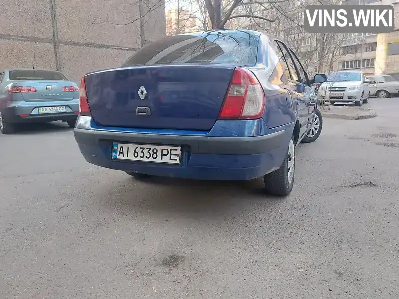 VF1LB17C532794386 Renault Clio 2005 Седан 1.4 л. Фото 9