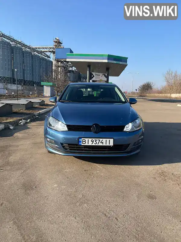 Хэтчбек Volkswagen Golf 2013 1.4 л. Ручная / Механика обл. Полтавская, Чутово - Фото 1/21