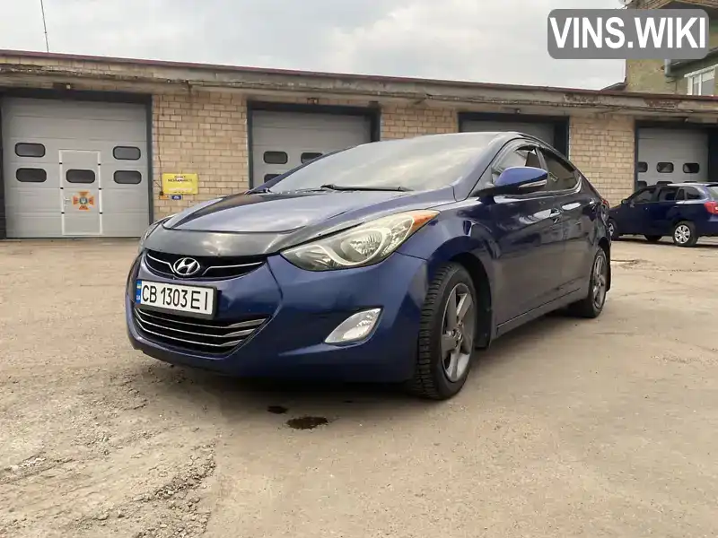 KMHDH4AE5DU694173 Hyundai Elantra 2012 Седан 1.8 л. Фото 1