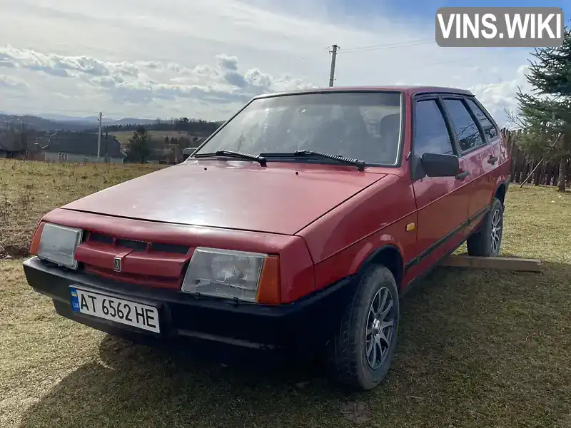 Хетчбек ВАЗ / Lada 2109 1991 1.29 л. Ручна / Механіка обл. Івано-Франківська, Коломия - Фото 1/6