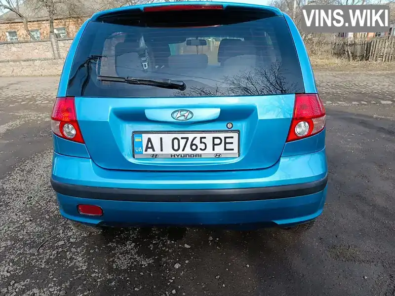 KMHBT51HP3U093792 Hyundai Getz 2003 Хетчбек 1.34 л. Фото 5