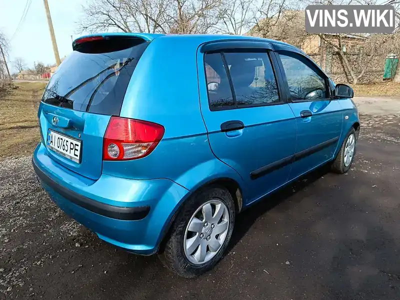 KMHBT51HP3U093792 Hyundai Getz 2003 Хетчбек 1.34 л. Фото 6