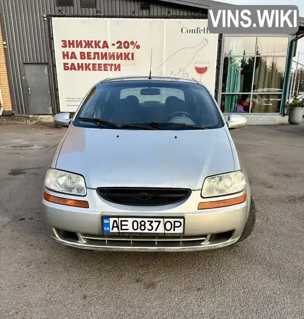 Y6DSF69YE5B398502 Chevrolet Aveo 2005 Седан 1.5 л. Фото 2