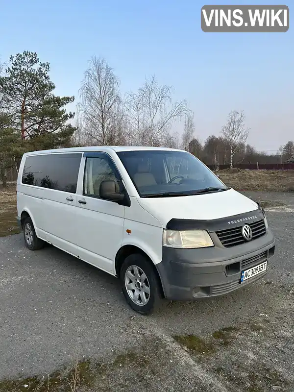 Минивэн Volkswagen Transporter 2005 2.5 л. Автомат обл. Волынская, Любешов - Фото 1/19