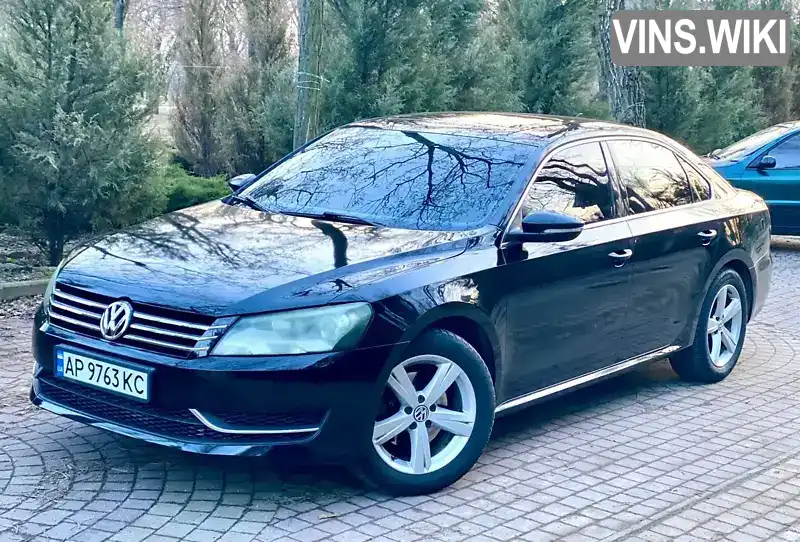 Седан Volkswagen Passat 2012 2.48 л. Автомат обл. Запорізька, Запоріжжя - Фото 1/21