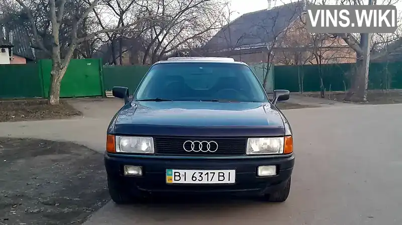 Седан Audi 80 1989 1.78 л. Ручная / Механика обл. Полтавская, Полтава - Фото 1/14