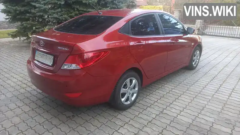 Z94CU41DBCR190611 Hyundai Accent 2012 Седан 1.6 л. Фото 3