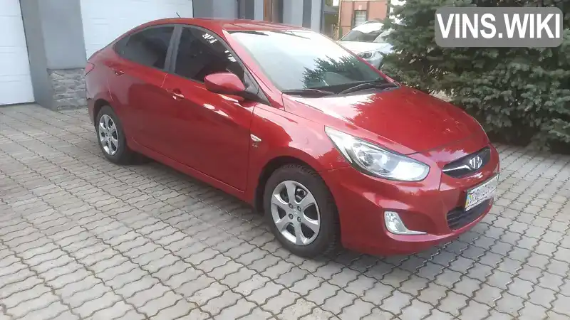 Z94CU41DBCR190611 Hyundai Accent 2012 Седан 1.6 л. Фото 4