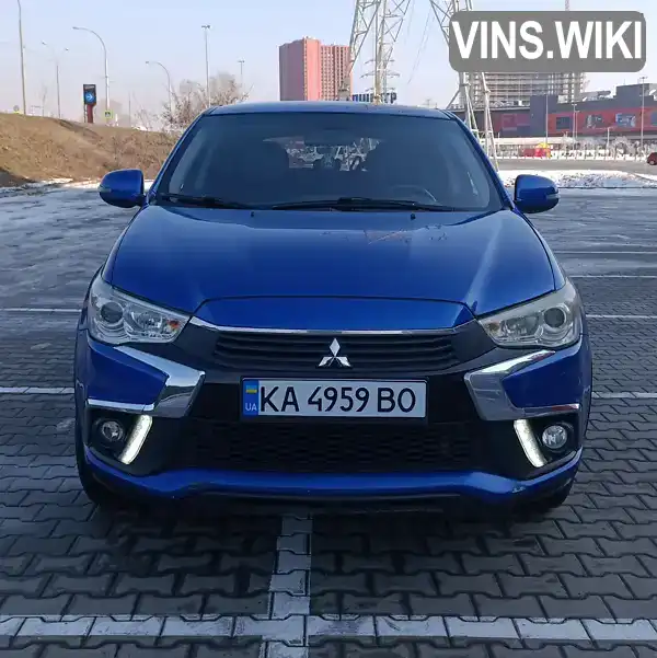 JA4AR3AW8JZ034242 Mitsubishi Outlander Sport 2017 Позашляховик / Кросовер 2.4 л. Фото 2