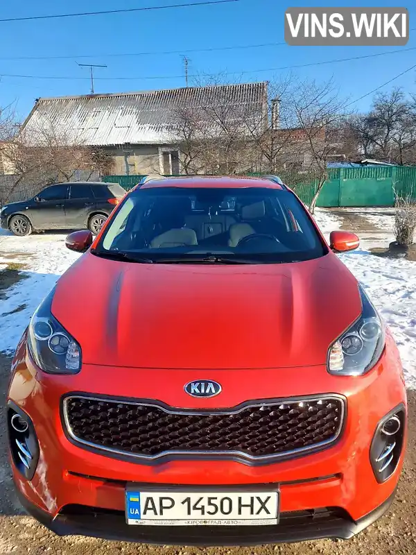 Позашляховик / Кросовер Kia Sportage 2017 2 л. Автомат обл. Запорізька, Запоріжжя - Фото 1/13