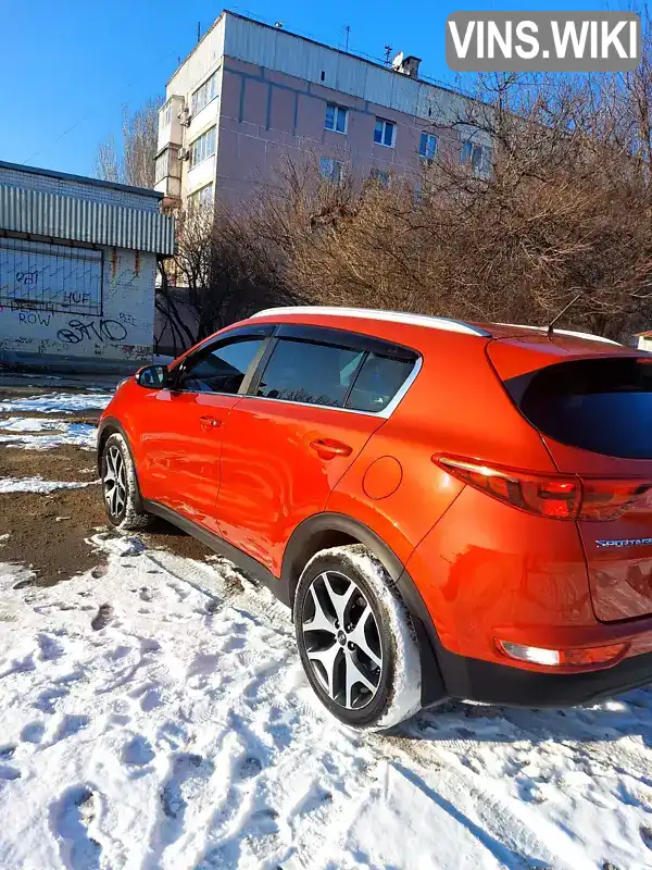 U5YPG81ABHL362719 Kia Sportage 2017 Позашляховик / Кросовер 2 л. Фото 7