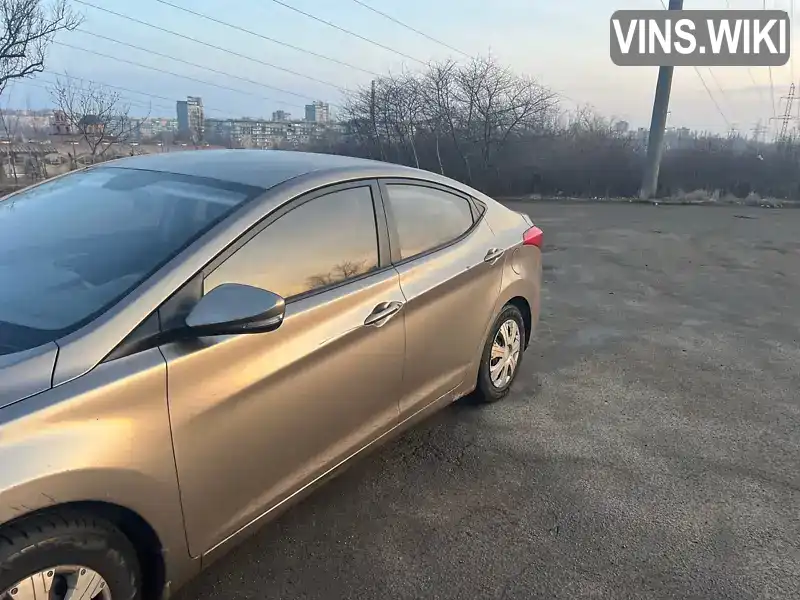 KMHDH41CACU553704 Hyundai Elantra 2012 Седан 1.6 л. Фото 2