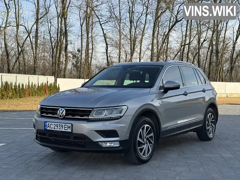 Внедорожник / Кроссовер Volkswagen Tiguan 2017 1.97 л. Автомат обл. Волынская, Луцк - Фото 1/21