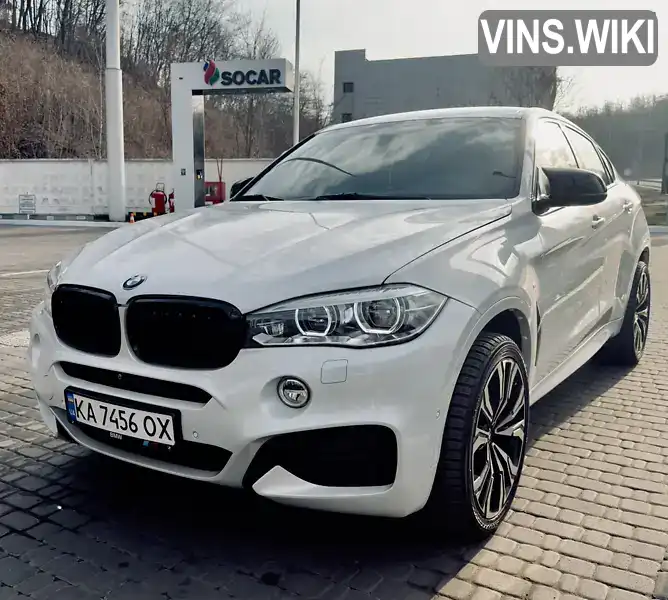 Позашляховик / Кросовер BMW X6 2018 2.98 л. Автомат обл. Київська, Київ - Фото 1/15