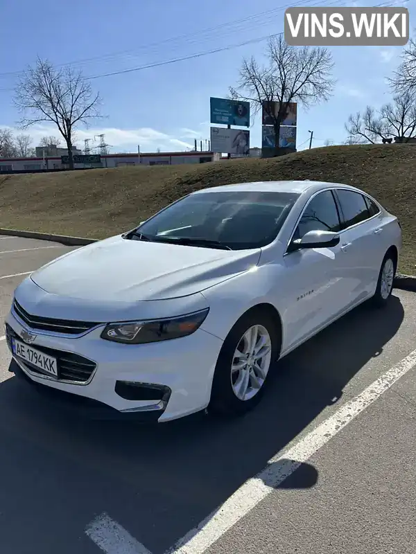 1G1ZE5ST9HF205007 Chevrolet Malibu 2016 Седан 1.49 л. Фото 1