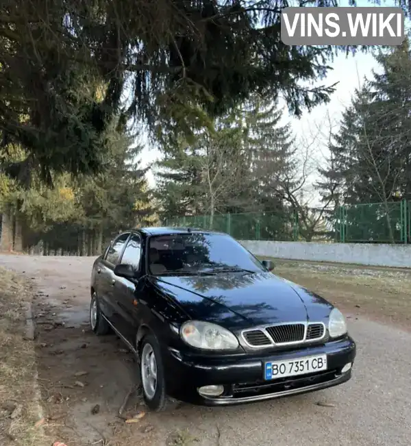 Седан Daewoo Lanos 2008 1.6 л. Ручна / Механіка обл. Івано-Франківська, Бурштин - Фото 1/17