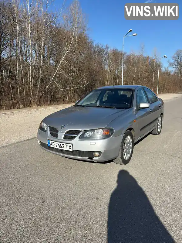 Седан Nissan Almera 2004 1.8 л. Ручна / Механіка обл. Дніпропетровська, Дніпро (Дніпропетровськ) - Фото 1/15