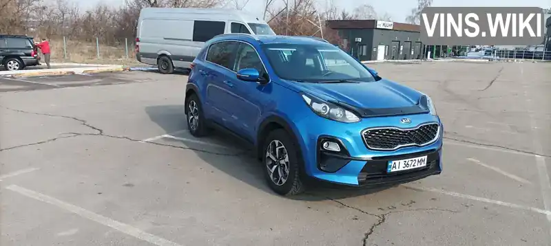 U5YPG812AKL607304 Kia Sportage 2018 Позашляховик / Кросовер 1.6 л. Фото 2