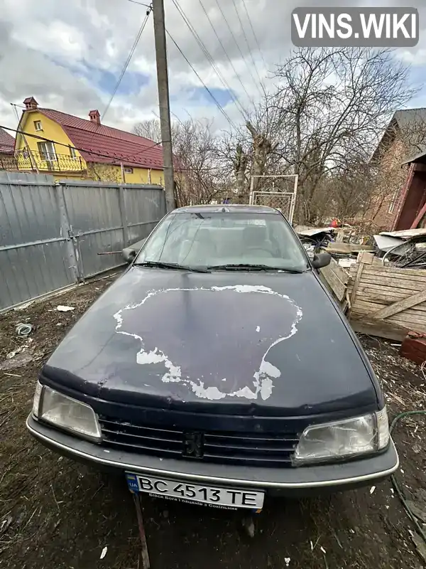 VF315BK1208689657 Peugeot 405 1989 Седан 1.4 л. Фото 2