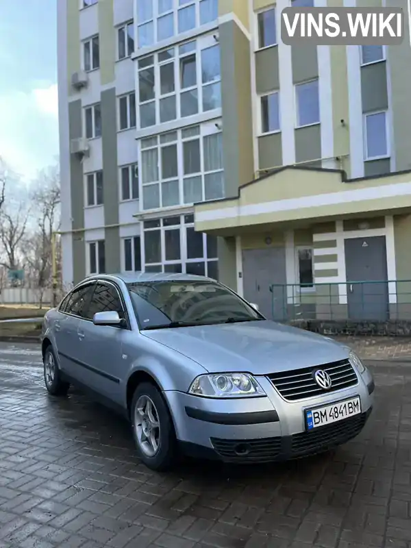 Седан Volkswagen Passat 2001 1.9 л. Ручна / Механіка обл. Сумська, Ромни - Фото 1/12