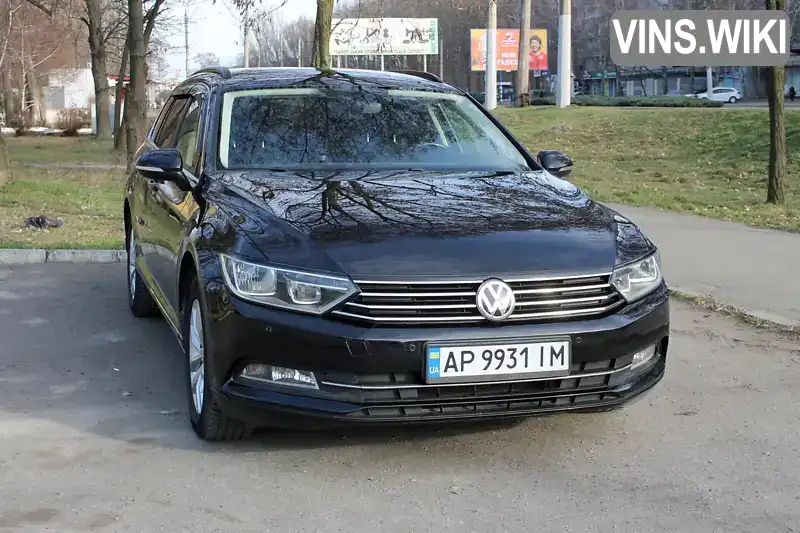 Универсал Volkswagen Passat 2016 1.6 л. Ручная / Механика обл. Запорожская, Запорожье - Фото 1/21