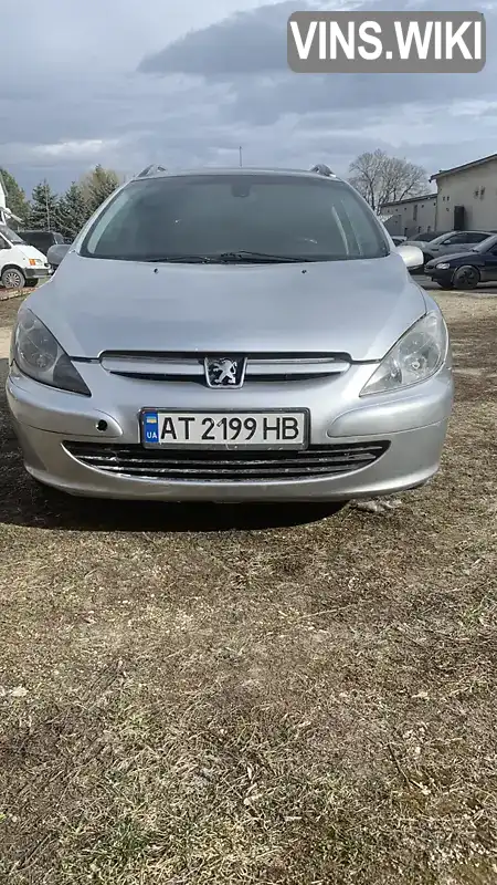 Универсал Peugeot 307 2002 2 л. Ручная / Механика обл. Хмельницкая, Волочиск - Фото 1/11